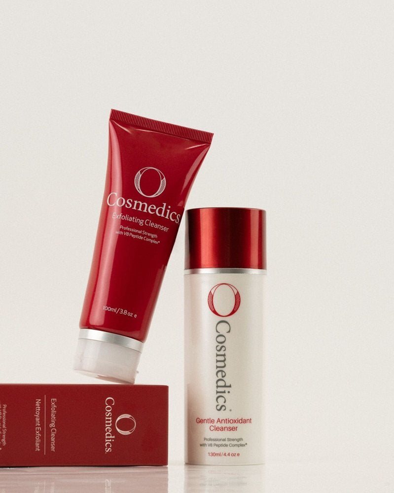 O Cosmedics Exfoliating and Gentle Antioxidant Cleansers